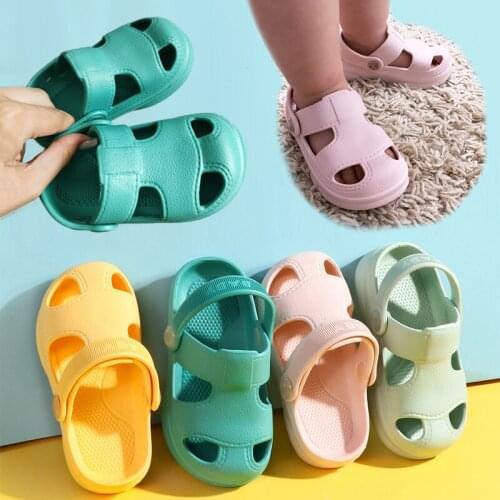 Summer New Baby Hole Shoes Children Nice Non -slip Soft Floor Old Boys Girl Beach Sandals Boy Girls Shoes Kids Shoes