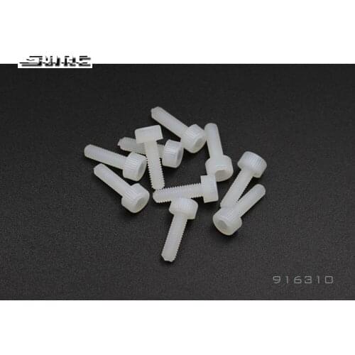 SNRC RC Standard parts M3 HEX SOCKET CAP SCREW PLASTIC 916310-P 916312-P 916315-P