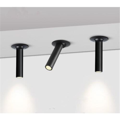 Led downlight embedded ceiling lamp showroom downlight 3W/7W/12W cob downlight 120MM/200MM Exhibition room wall light