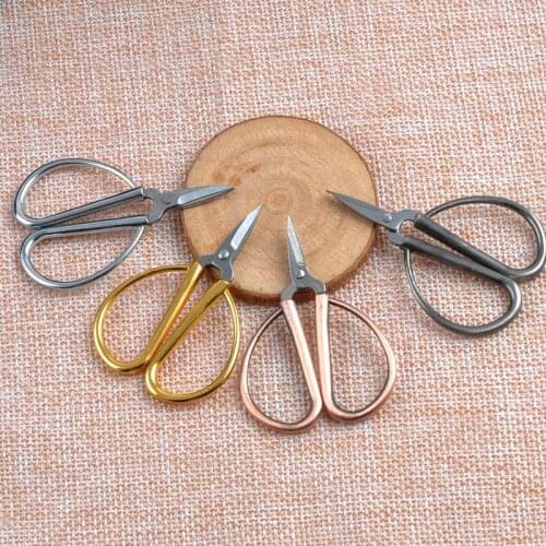 Good Quality Mini Size Vintage Sewing Scissors Stainless Steel Abrasion Resistance Tailors Scissors CP0711