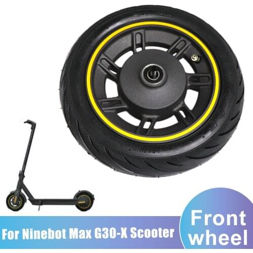 2021 High quality 10 Inch Front Wheel with Vacuum Tubeless Tire Assembly 60/70-6.5 55PSI for Ninebot Max G30-X Kickscooter