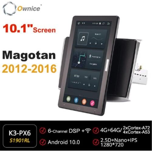10.1 Inch 1280*720 Ownice Android 10.0 Car Radio forVW Magotan 2012 2013 2014 2015 Auto Multimedia GPS Player Auto Rotatable