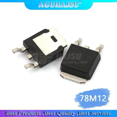 100pcs/lot Low Dropout Regulators 12V 0.5A 500mA 7812 78M12 TO252 SMD