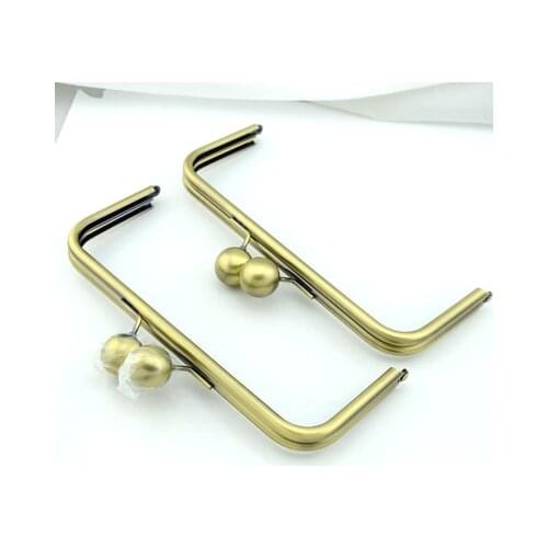 22cm or 25 cm antique brass sewing purse frame obag handle bag parts diy handbag accessories wallet frame purse handles