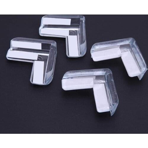 4pcs Transparent Anti-collision Angle PVC Pad Child Safety Corner Guard Baby Collision Proof Protector