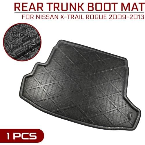 Car Floor Mat Carpet Rear Trunk Anti-mud Cover For Nissan X-Trail Rogue 2009 2010 2011 2012 2013