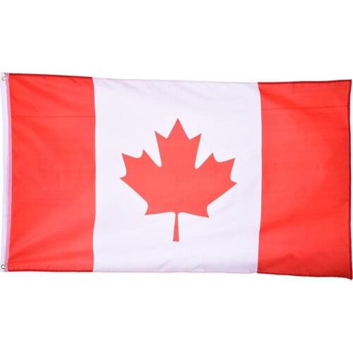 90x150cm Great Canadian Flag Banner Canada National Polyster Canada Flag For Political Party Festival Historical Events Military