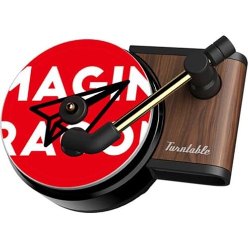Record Player Design Car Perfume Clip Air Freshener Auto Air Vent Fragrance Smell Diffuser F-Best