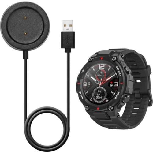 Dock Charger Adapter USB Charging Cable Base Cord Wire for Xiaomi AMAZFIT T-ReX Sport Watch GTR 42mm 47mm GTS Trex Smartwatch