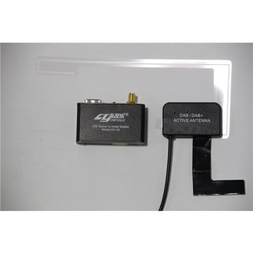 DTR-130 Car DAB+ Receiver Antenna + DAB Box USB Connecting for Android Car Multimedia Radio Player Hi-Fi Stereo DAB Device Kit