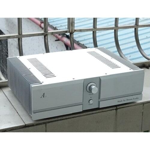 BRZHIFI BZ4312A2 double radiator aluminum case for class A power amplifier