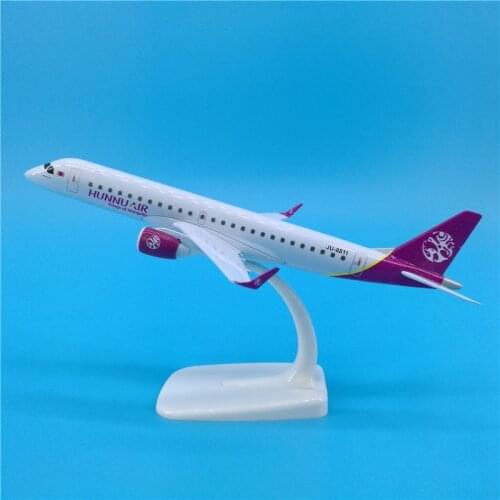 20CM 1:300 scale E190 model Mongolia HUNNU Air airline Airways with base alloy aircraft plane collectible display collection