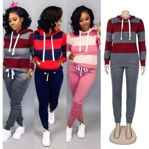 Two Piece Set Tracksuit for Women Outfit Long Sleeve Hoody Pant 2 Piece Set for Female Winter Womens Suit Two Pieces Sets