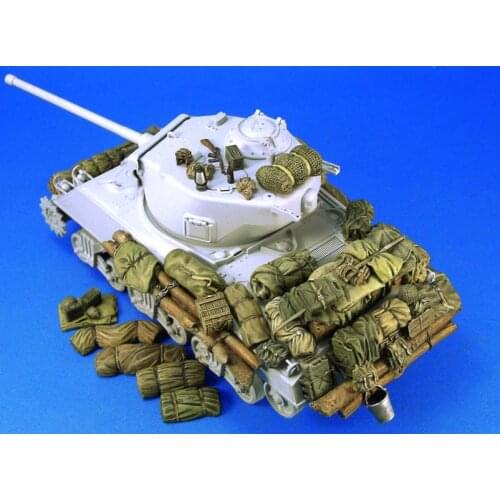 1/35 Resin Model kits U.S. Sherman medium tank accumulation(no tank) Unassambled Unpainted