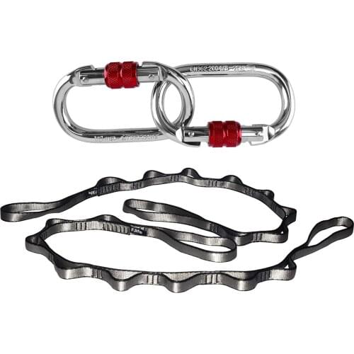 Hammock Hardware Extend 1 Meter Daisy Chain for Rigging Aerial Yoga Hammocks Yoga Swing Tree Swing Height Adjustment