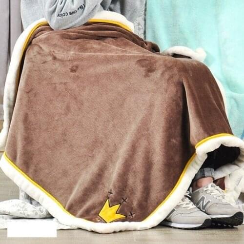 Baby Blanket Infant Cartoon Exceed Fine Fiber Flannel Small Blankets Baby Exquisite Gift Blanket Children Siesta Blanket 75*100