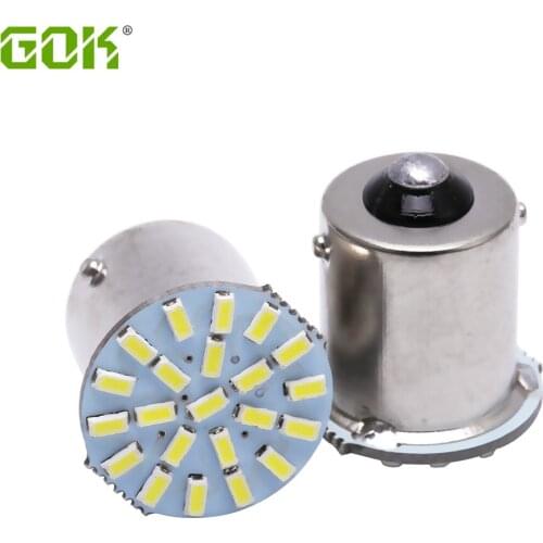 Wholesale 50pcs S25 1156 22smd led 3014 BA15S bay15d 1157 1156 22led light Auto Car Turn Lamp Brake Tail light Parking Light