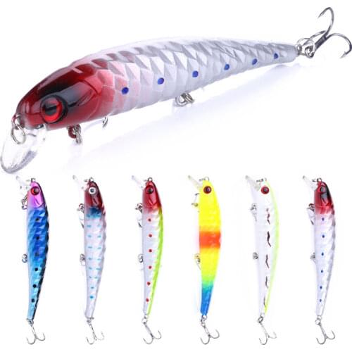 Floating Minnow Fishing Lure Big Hard Lures for Fishing Artificial Bait 3D Eyes Fishing Wobblers Crankbait 12cm 15g