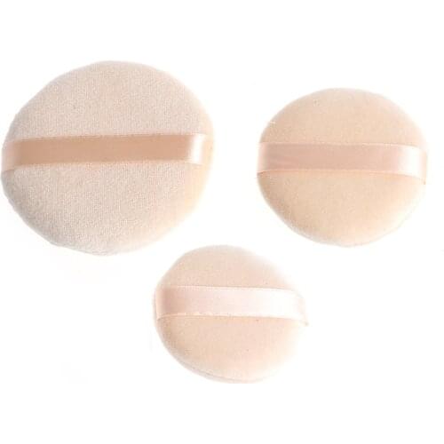 Face Body Powder Puff Cosmetic Makeup Super Soft Sponge Foam Cleansing Make Up S/M/L Size Women Face Tools Skin Color New