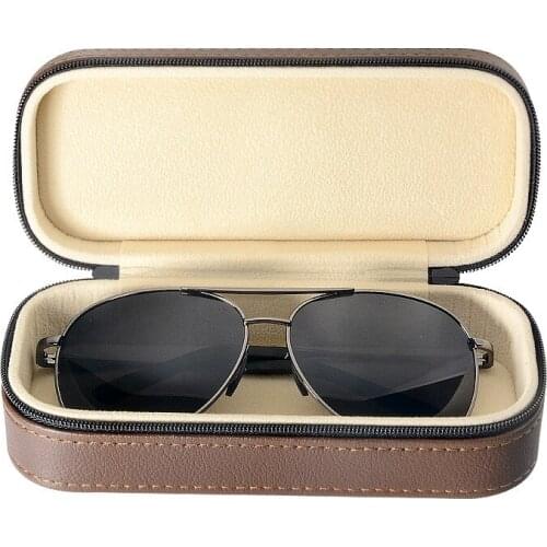 Luxury PU Leather Glasses Storage Box Eyeglasses Holder Sunglasses Case Jewellery Necklace Bracelet Box