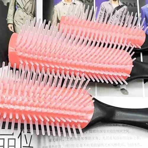 Detachable Paddle Hair Brush with 9 Rows Massage Comb with Air Cushion Hair Accessory for Salon Stylist Hairdressing can