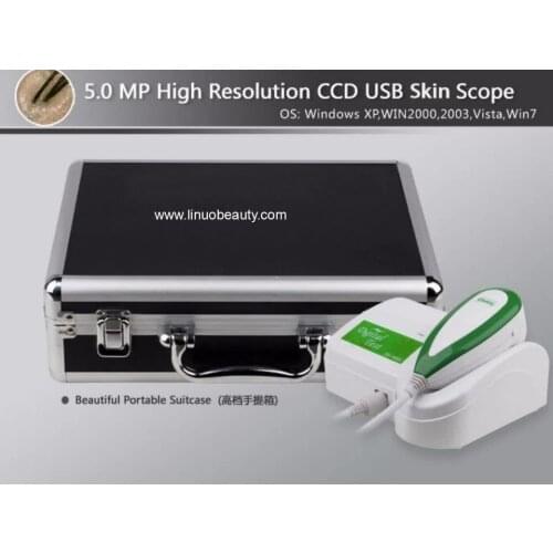 Smart digital portable facial visia skin pigment moisture scanner tester analyzer diagnosis camera machine software professional