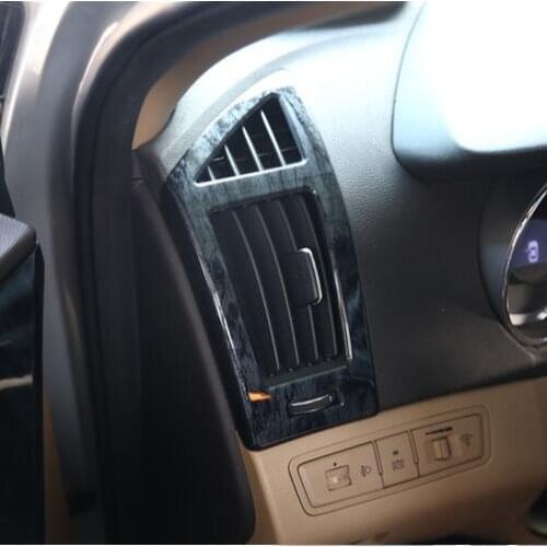 Imitation Black Wood Air Outlet Gear Door Handle Window Moulding For Hyundai Sonata 8Gen 2011 12 13 14 15 CAA380A