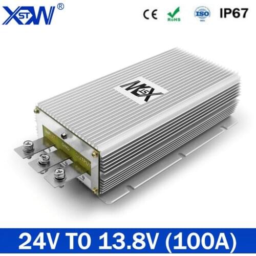 XWST Step Down DC DC Voltage Regulator Converter 24V to 13.8V 100A Car Power Supply Buck Module Waterproof CE RoHS For Car LED