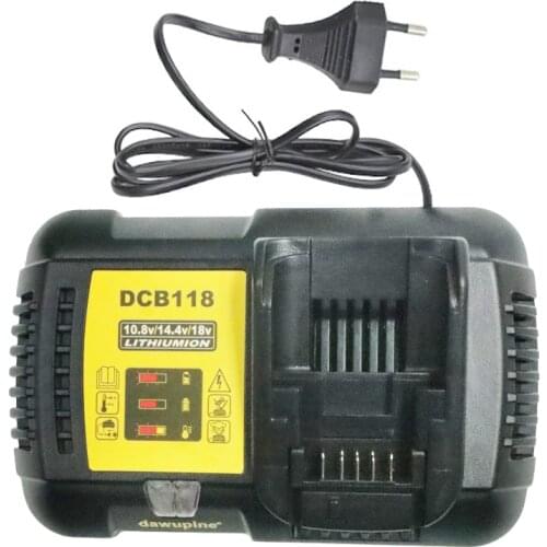 Dawupine DCB118 Li-Ion Battery Charger 4A For Dewalt 10.8V 12V 14.4V 18V 20V 60V Dcb101 Dcb115 Dcb107 Dcb105 DCB200 DCB140