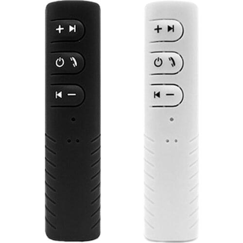 1Pc Lavalier Bluetooth Audio Receiver 3.5mm Jack AUX Stereo Wireless Adapter Car Receiver Audio Speaker W0Z3