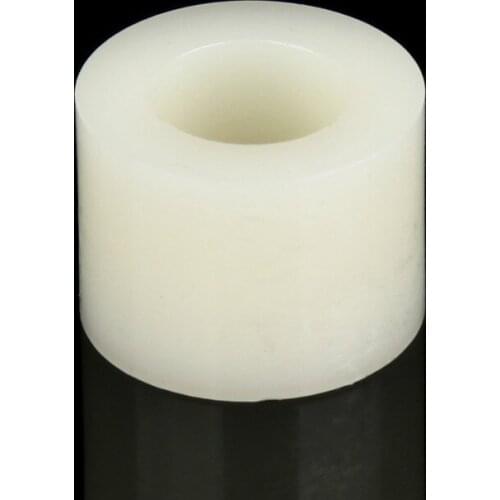50Pcs M3*2/3/4/5/6/8/10/12 White Nylon ABS Non-Threaded Spacer OD 7mm Round Hollow Standoff Washer PCB Board Screw Bolt