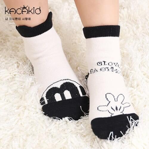 Kacakid Raccoon Asymmetry Cute 100% Cotton Children Kids Baby Boys Girls Socks Meia Infantil Funny Socks Kids Socks Boys