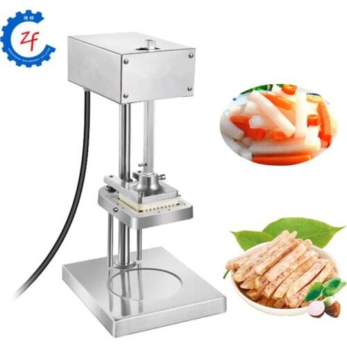 French fries extruder machinery carrot strip cutting machine potato cutter