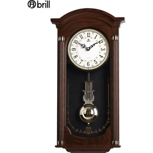 Chinese Creative Large Wall Clock Retro Shabby Chic Wall Watches Home Decor Living Room Swing Clock Pendule Murale Orloge Mural