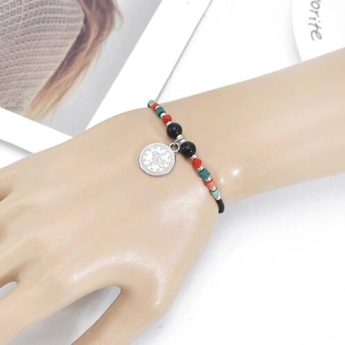 Fashion Summer Pearl Key Centralized Bracelet Natural Crushed Stone Bracelet Repair Crystal Bracelet Crushed Stone Bead Gift