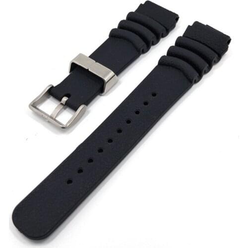 Watchband Strap For Seiko Divers Smart Watch 24mm 22mm Silicone Band Bracelet Accessories