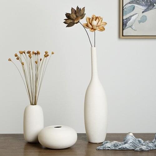 Dried flower ceramic vase small flower arrangement living room home creative simple decoration home furnishing Nordic decoration