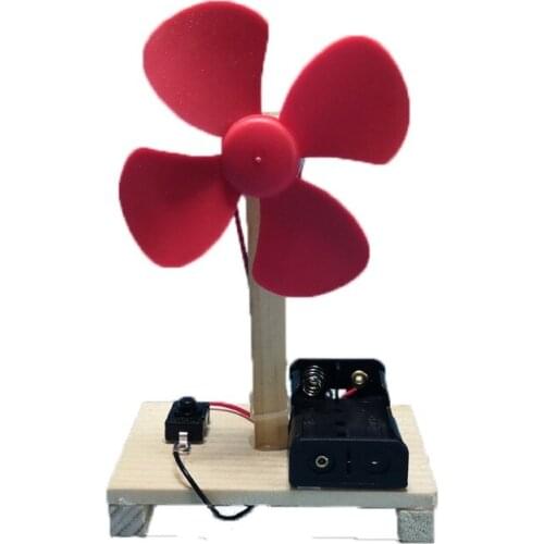 Fan student science technology small production small invention science experiment puzzle toy manual wholesale training puzzle