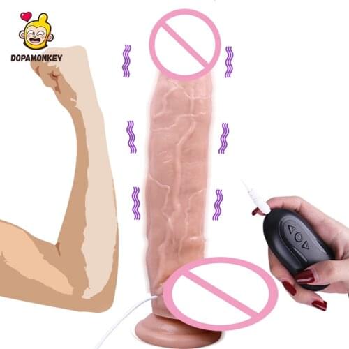 Vibrating Huge 30CM Dildo Vibrator with Suction Cup Super Big Penis for Women G-spot Massage Remote Control Anus Masturbate