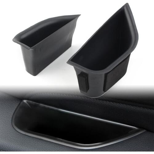 2x Car Front Door Storage Box Organizer Container Holder For Mercedes Benz Class A GLA CLA W176 X156 C117 2015-2016 Left Driver
