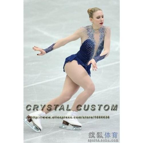Women Figure Skating Dresses Fashion New Brand Competition Ice Skating Dresses DR3340