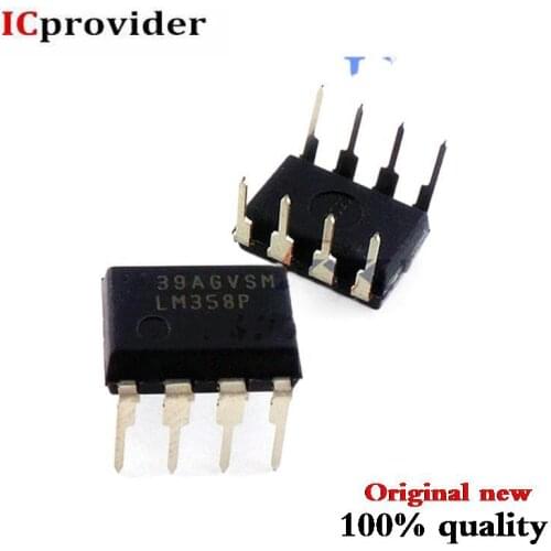 10PCS LM358P DIP8 LM358 DIP LM358N Operational amplifier New