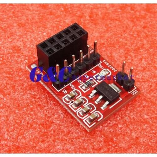 10PCS Socket Adapter plate Board 10 Pin NRF24L01+ Wireless Transceive module 51 diy electronics