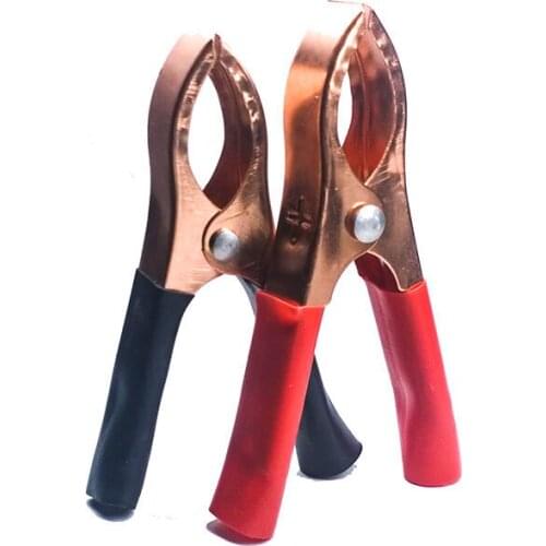 20pcs 50pcs red+black 73mm 30A JR0015 Alligator Clips Plastic PVC Electrical Clamp for Testing Probe Meter Crocodile Clip