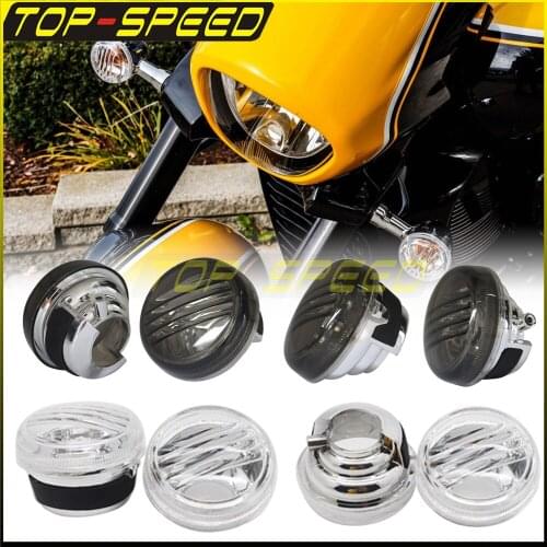 4x Front Rear Turn Signal Replace Lens Cover Clear Blinker Lense Replacement for Suzuki Boulevard M109R C109R C1800R M50 C90
