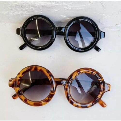 6 Colors Toddler Kid Sunglasses Boy Girl Solid Leopard Fashion Sun Glasses Kid Eyeglasses Beach Eyewear