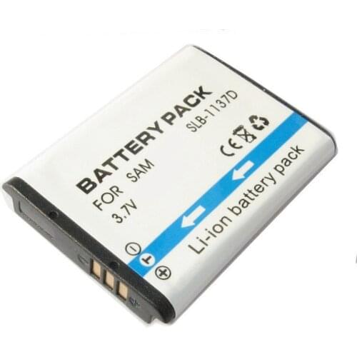 SLB-1137D SLB1137D 1137D Battery for Samsung NV40 NV30 NV11 i85 i80 i100 NV24HD TL34HD NV100HD and L74 Wide