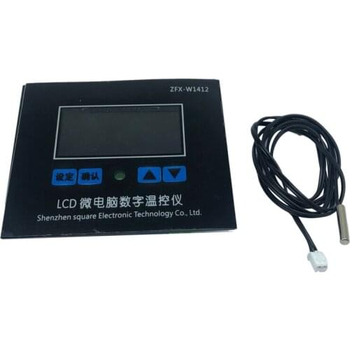 XH-W1412 Microcomputer Digital Thermostat 10A LED Digital Display Temperature High Precision 0.1 Thermostat Sensor