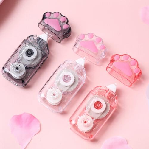 1pcs Creative Cat Claw Correction Tape Cute Girl Student 6M Cartoon Stationery