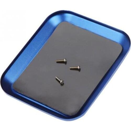 1pc Screw Magnetic Tray Wrenches Bolts Nuts Storage Construction Magnetic Pad Tray Mini Storage Box Mobile Repair Box Screw Mat